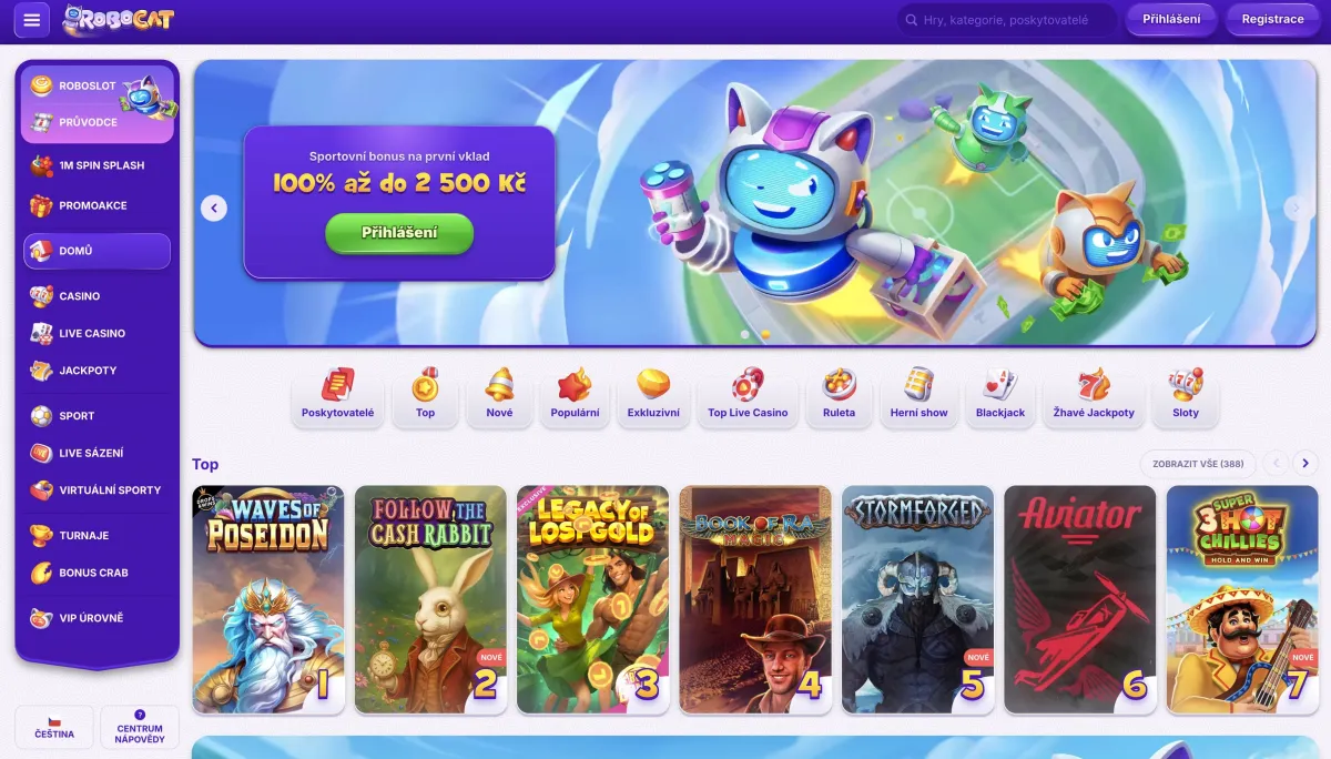 RoboCat casino