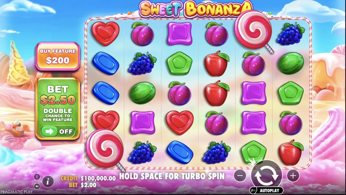 Sweet Bonanza slot machine from Pragmatic Play